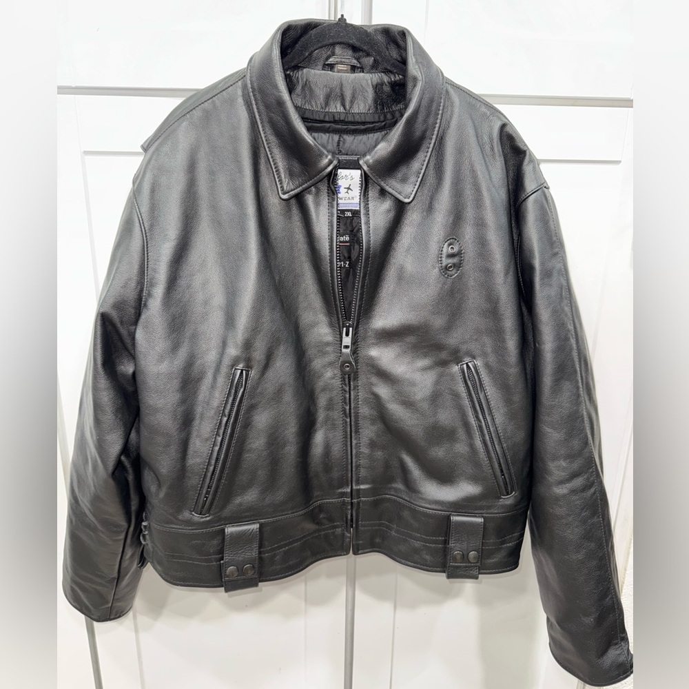 Taylor's Leatherwear Black Jacket 2XL